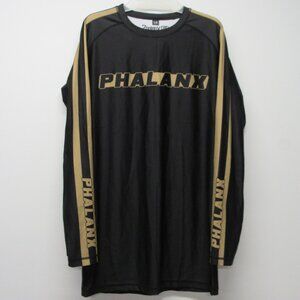 Phalanx Jiu Jitsu Rashguard Large Long Sleeve Shirt Wrestling Grappling Logos